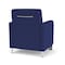 Lesro Siena Lounge Reception Guest Chair w/ Front Casters, 27 in W 29.5 in L 32.5 in H SN1101 - alternate 3